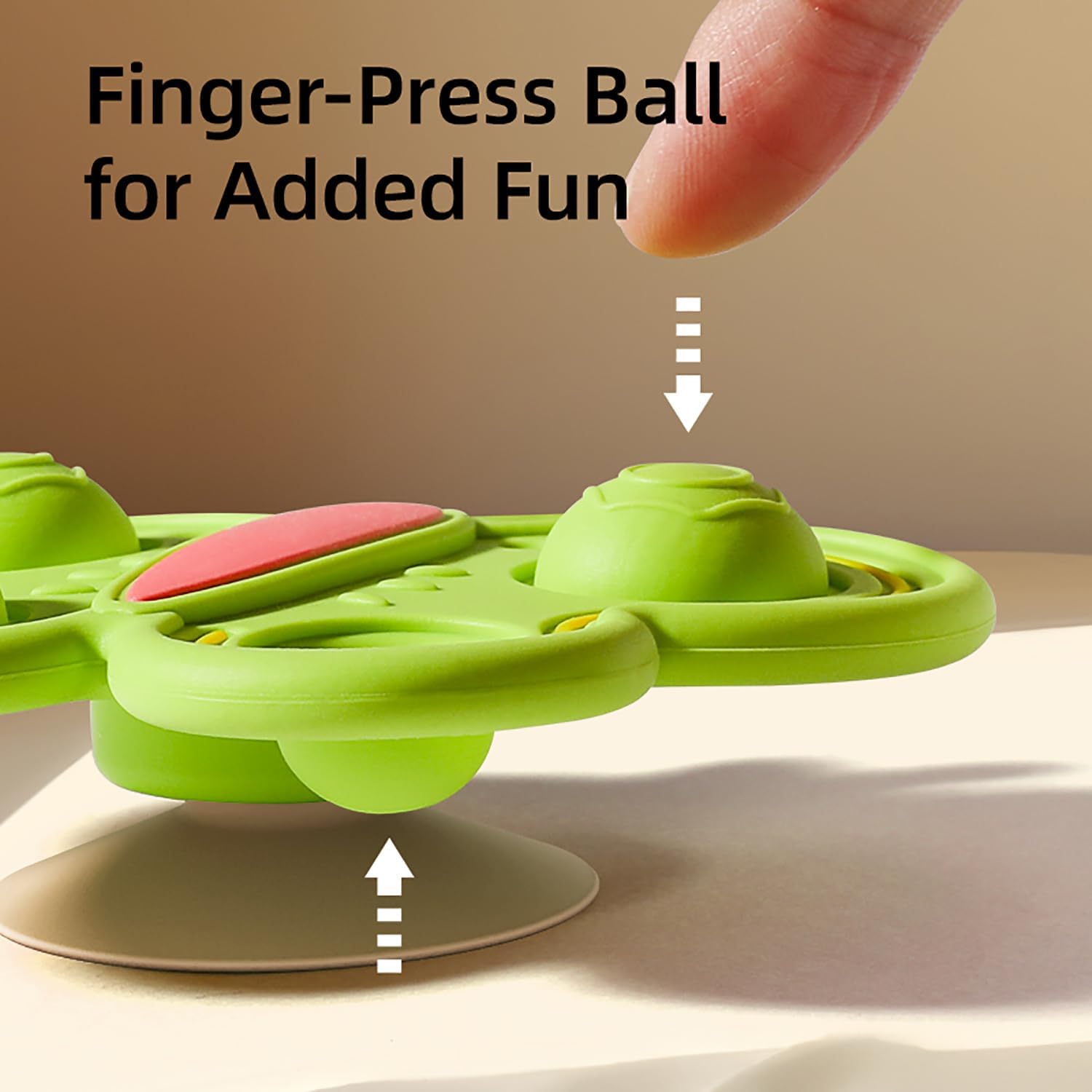 3PCS Suction Cup Toys, Spinners for Babies, Suction Spinners Baby, for 1 2 Year Old Boy Girl Birthday Gift|Spinning Top Baby Bath Toy for Kids Ages 1-3 | Stuffers for Toddlers Infant
