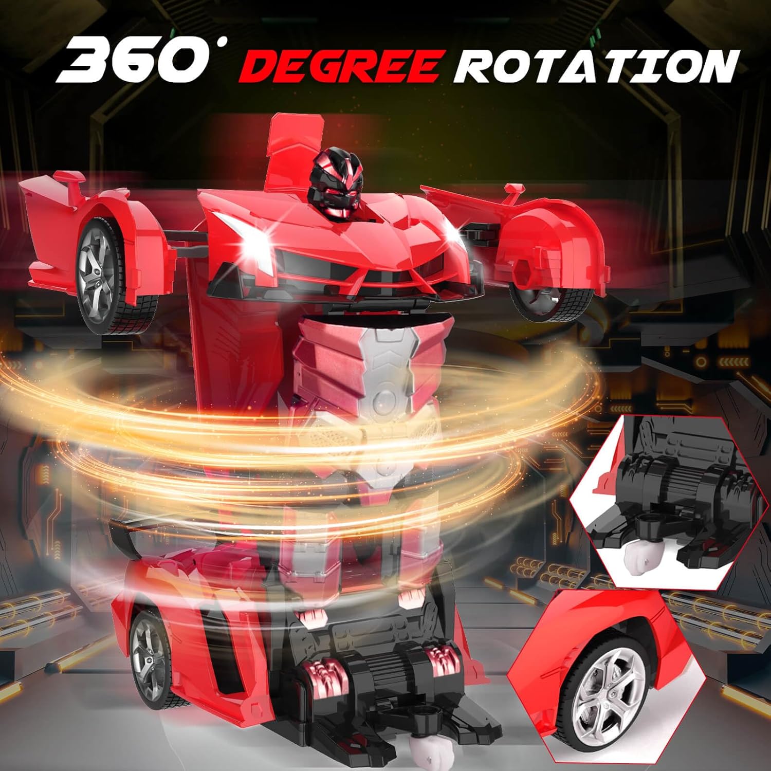Remote Control Car - Transform Robot RC Cars, Toys for Ages 5-7, Kids Toys, 4 Year Old Boy Toys, Toys for 3 4 5 6 7 8 10 12 Years Old Boy, Gifts for Boys Kids Toddlers Birthday