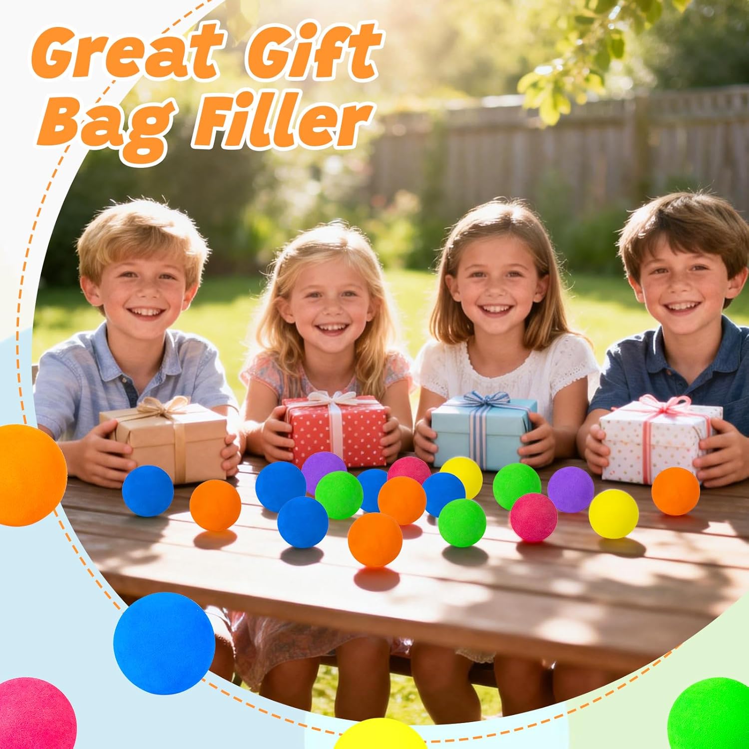 15 Pack Soft Foam Balls, Lightweight Mini Balls for Indoor Outdoor Play, Great Gift for Boys and Girls Birthday Party Favors and Goodie Bag Fillers