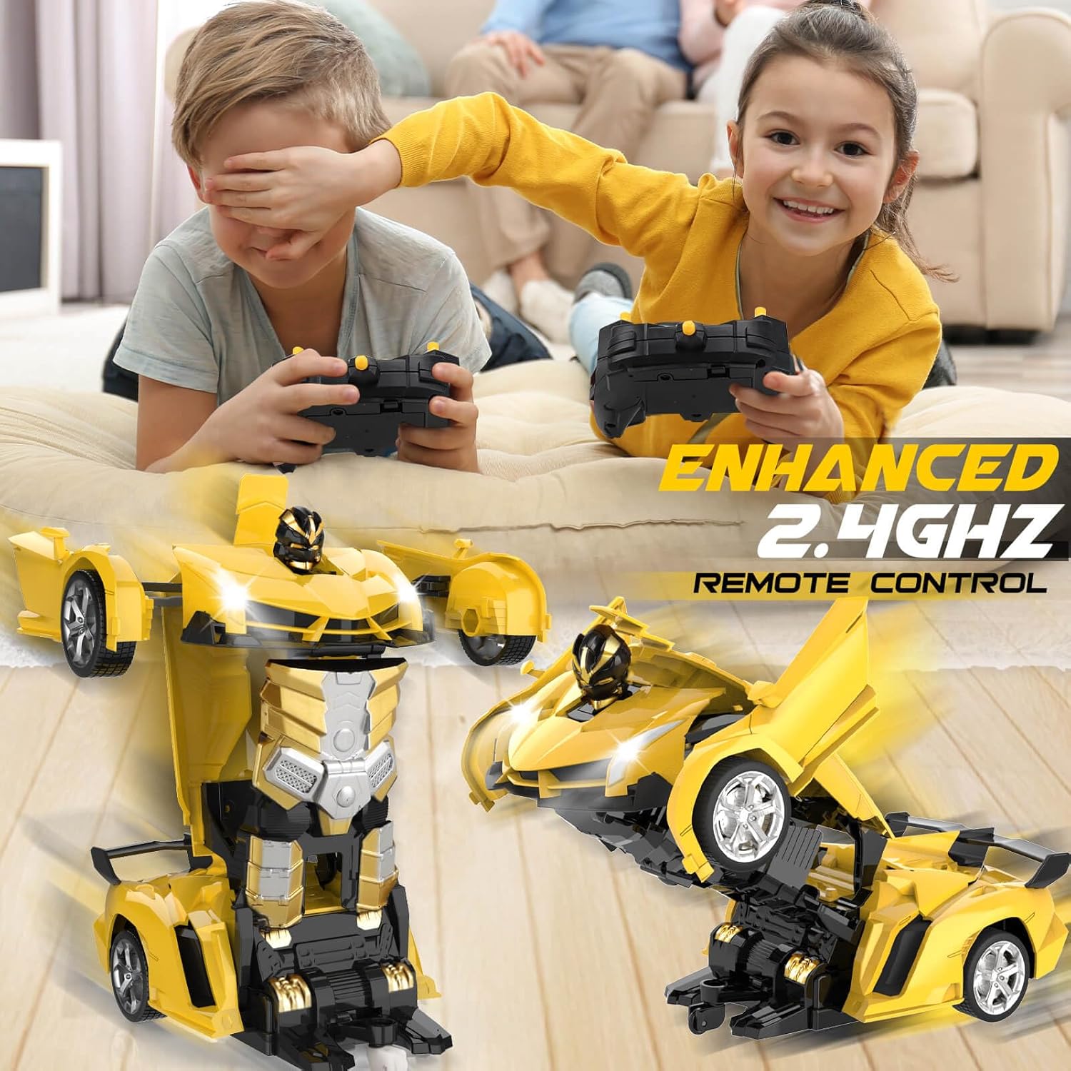 Remote Control Car - Transform Robot RC Cars, Toys for Ages 5-7, Kids Toys, 4 Year Old Boy Toys, Toys for 3 4 5 6 7 8 10 12 Years Old Boy, Gifts for Boys Kids Toddlers Birthday