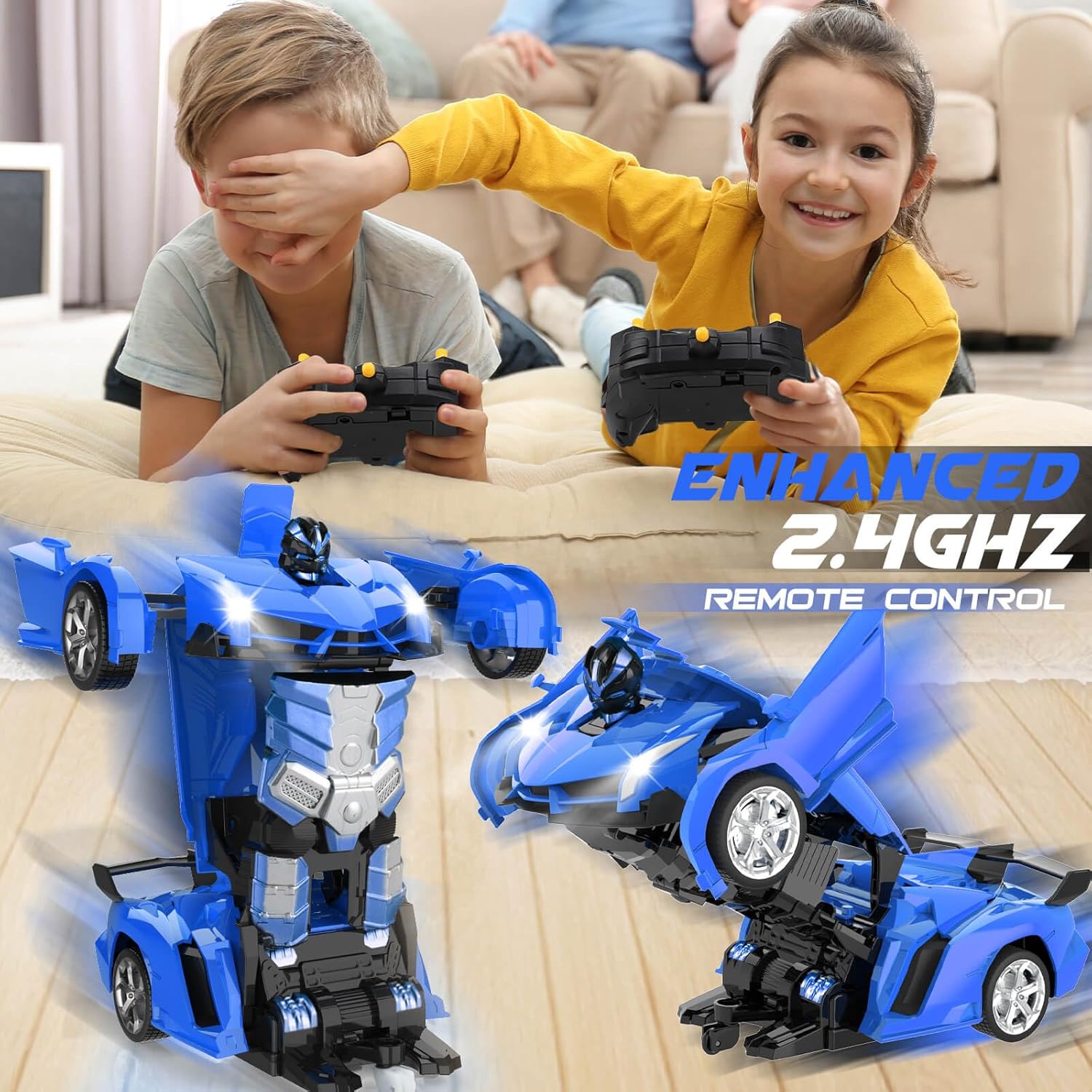 Remote Control Car - Transform Robot RC Cars, Toys for Ages 5-7, Kids Toys, 4 Year Old Boy Toy, Toy for 3 4 5 6 7 8 10 12 Years Old Boy, Gifts for Boys Kids Toddlers Birthday