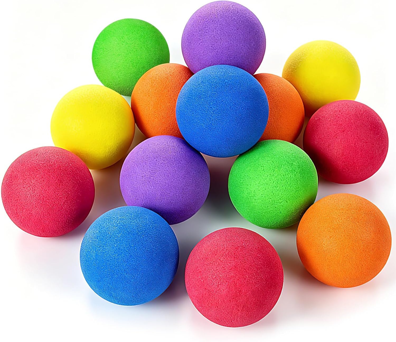 15 Pack Soft Foam Balls, Lightweight Mini Balls for Indoor Outdoor Play, Great Gift for Boys and Girls Birthday Party Favors and Goodie Bag Fillers