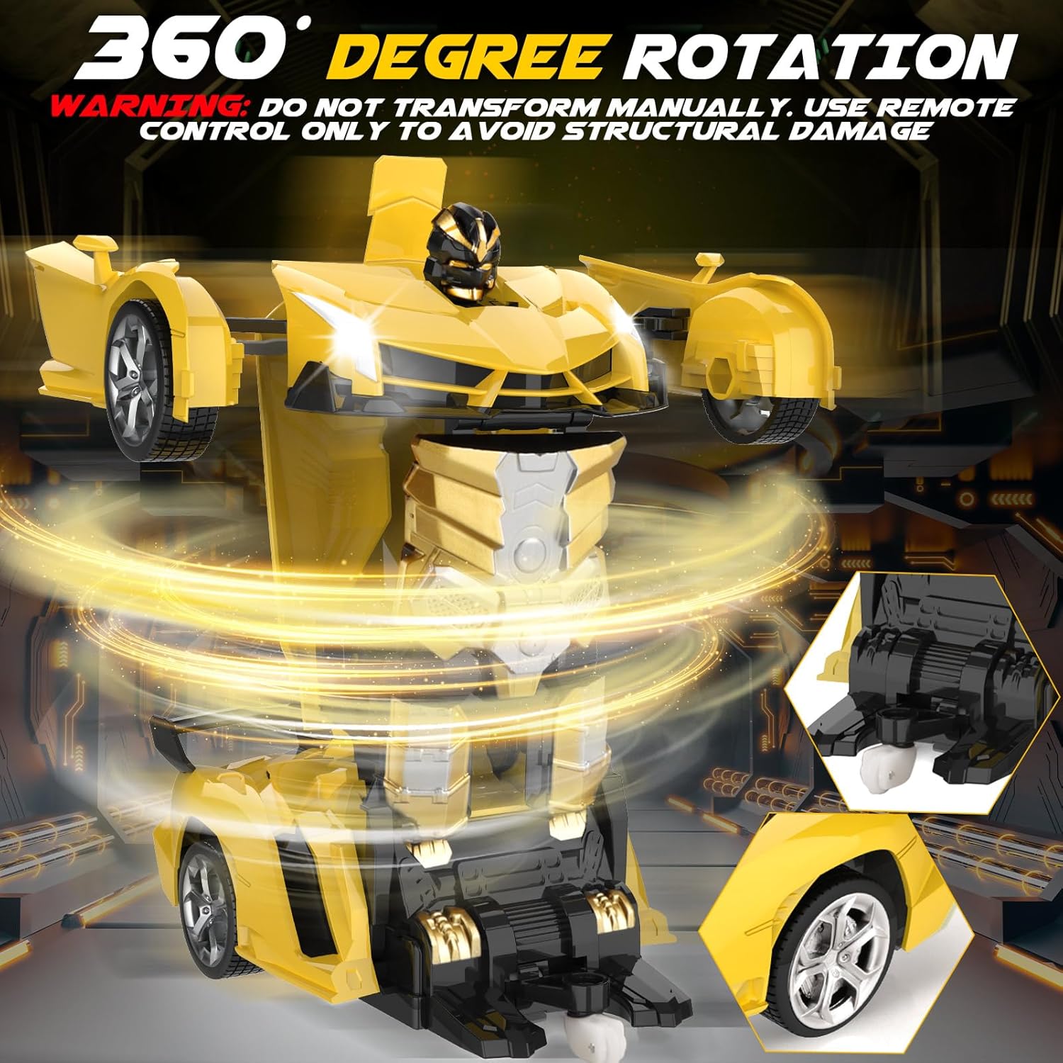 Remote Control Car - Transform Robot RC Cars, Toys for Ages 5-7, Kids Toys, 4 Year Old Boy Toys, Toys for 3 4 5 6 7 8 10 12 Years Old Boy, Gifts for Boys Kids Toddlers Birthday